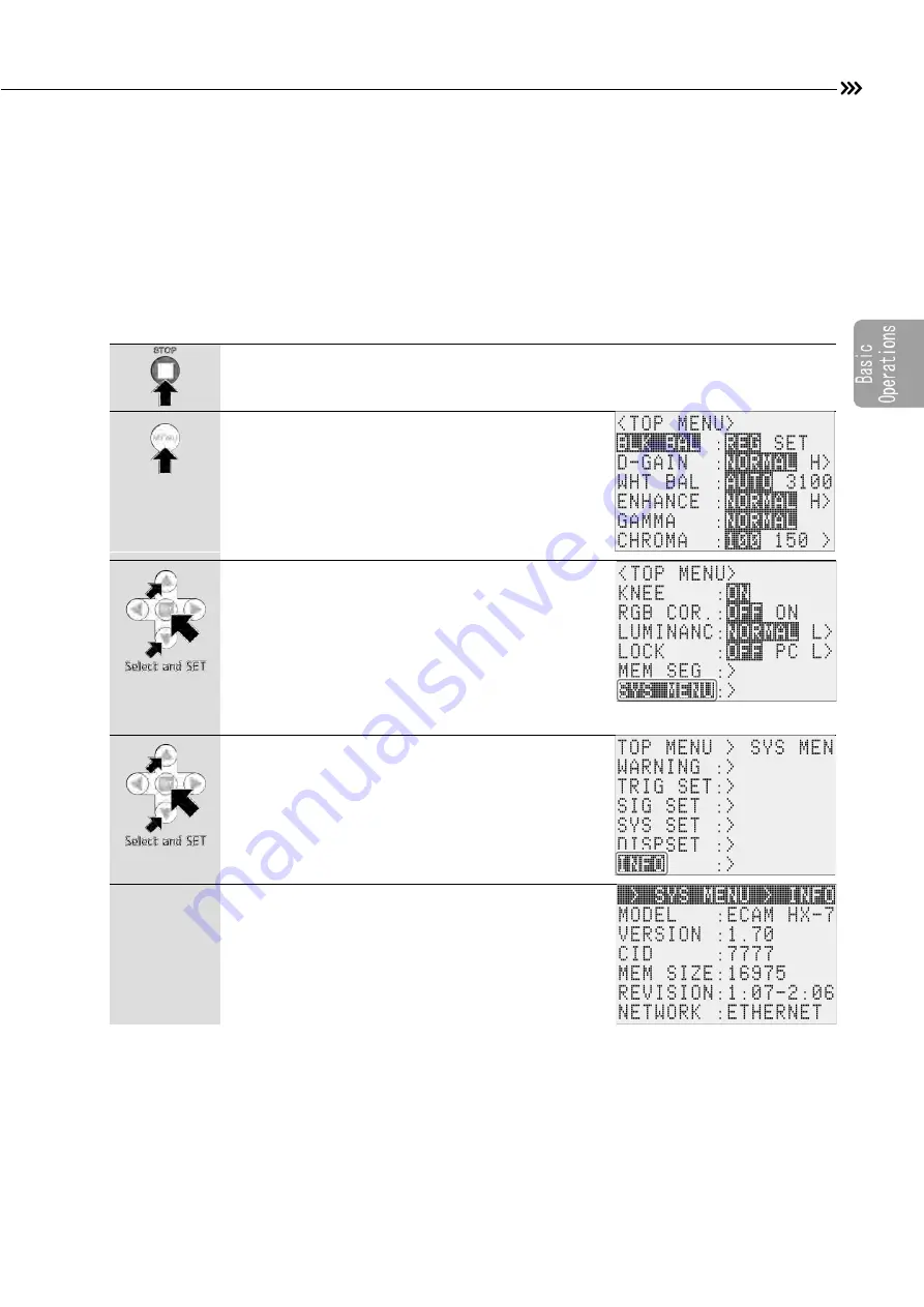 NAC Image Technology ST-839 User Manual Download Page 57