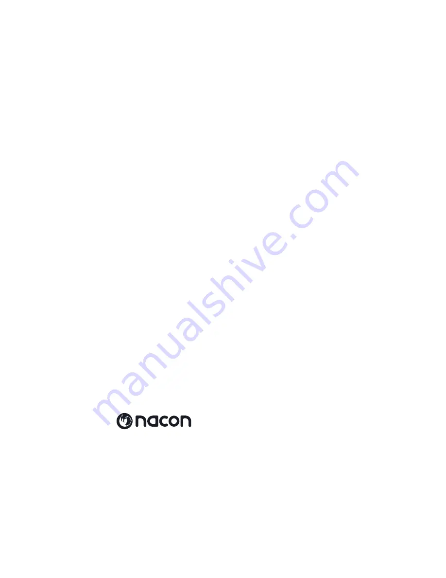 Nacon RIG 100 Series User Manual Download Page 10