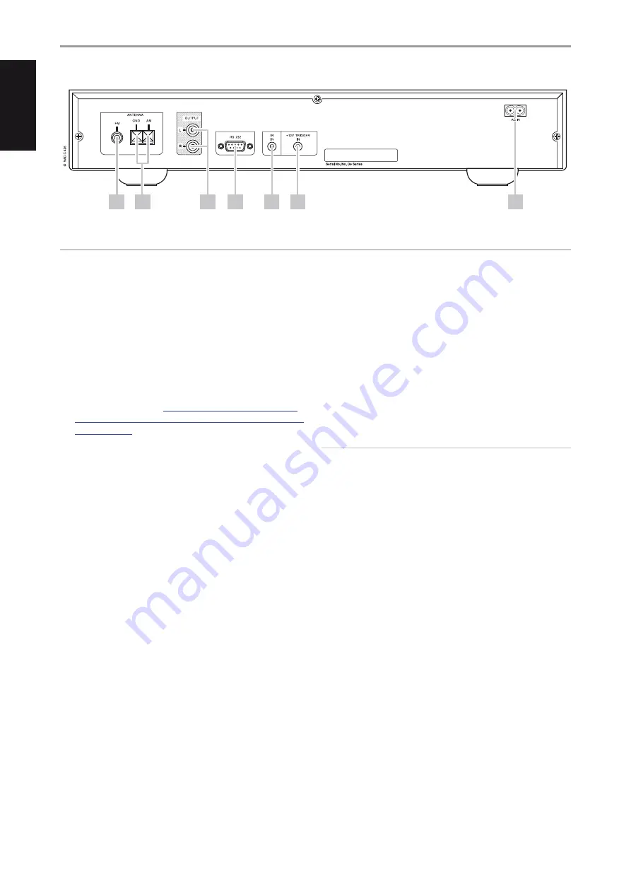 NAD C 426 User Manual Download Page 8