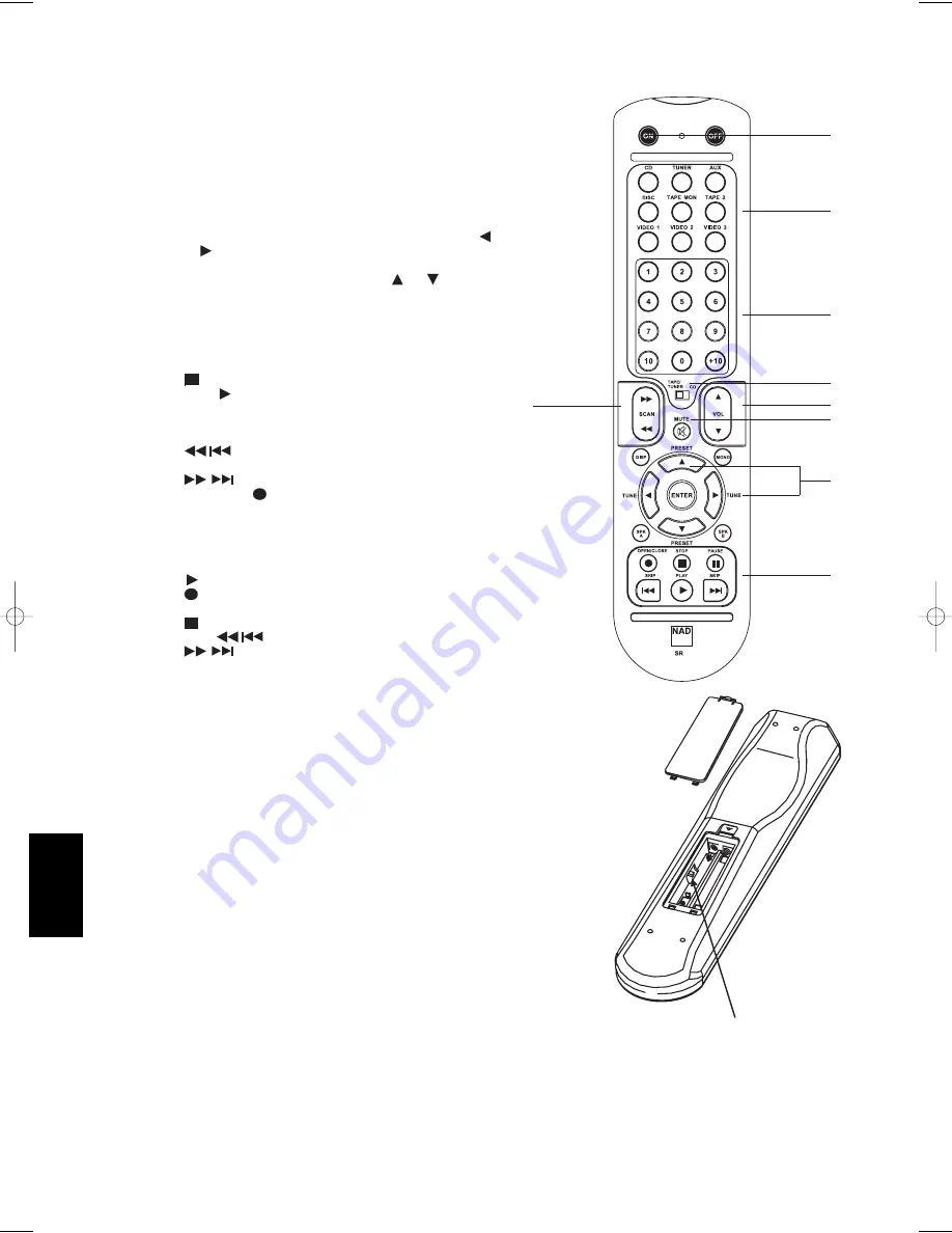 NAD C325BEE Owner'S Manual Download Page 68