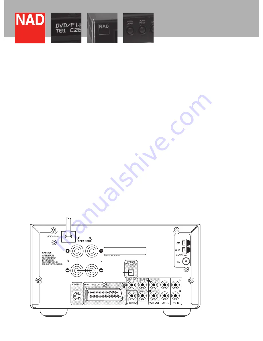 NAD C717 Скачать руководство пользователя страница 2