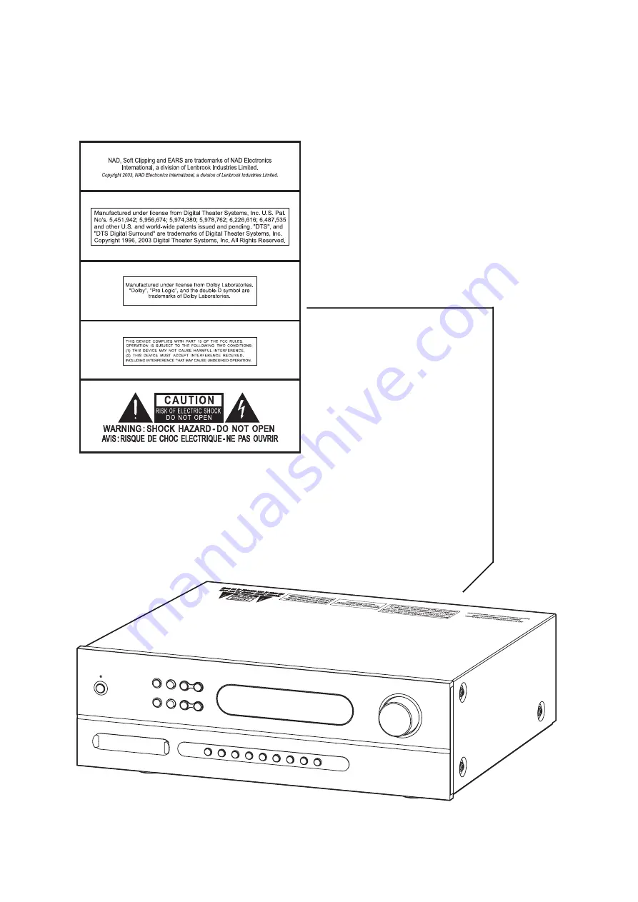 NAD T743 Скачать руководство пользователя страница 2