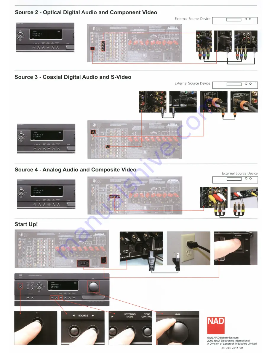 NAD T765 Скачать руководство пользователя страница 50