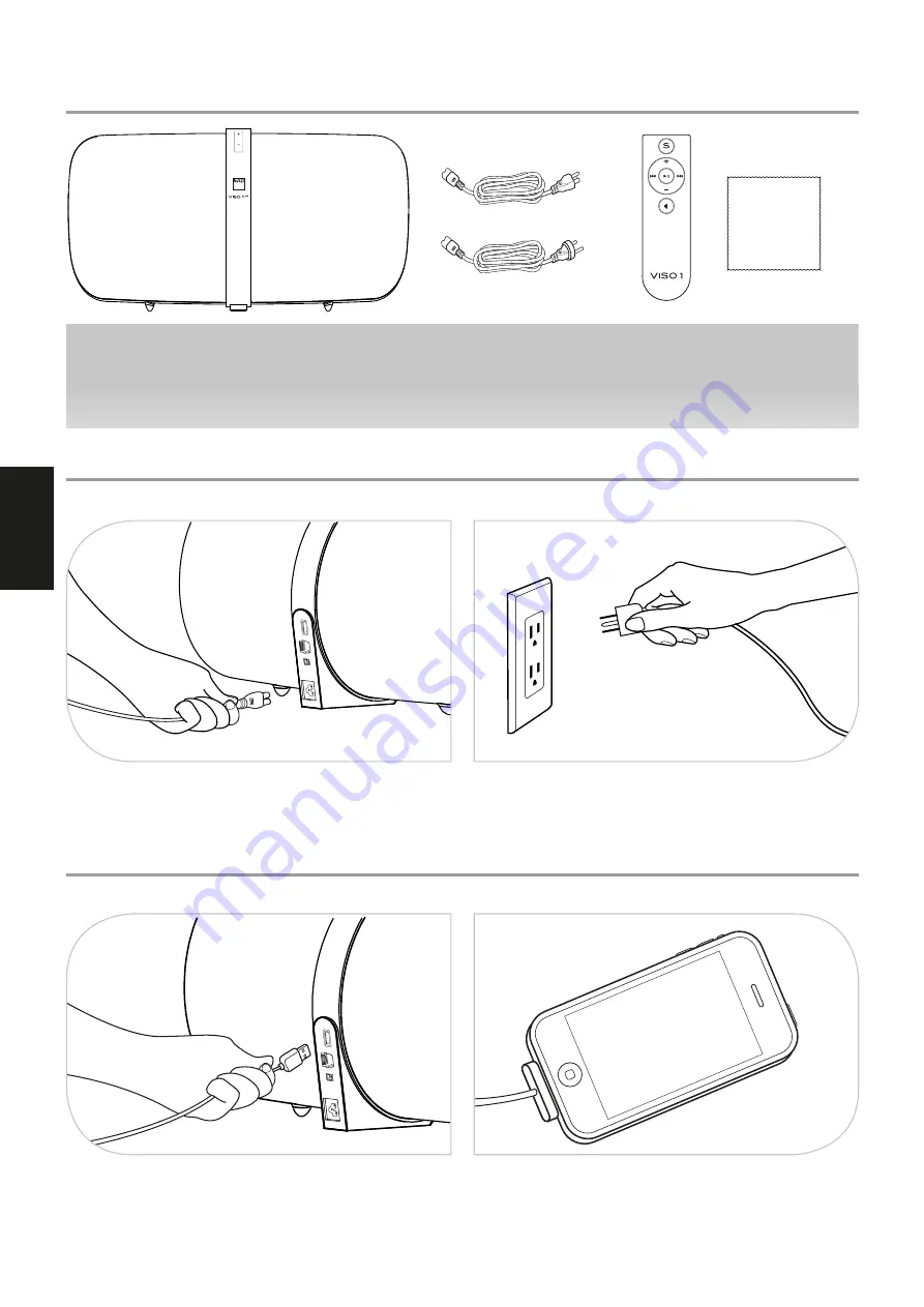 NAD Viso 1 AP Quick Setup Manual Download Page 8