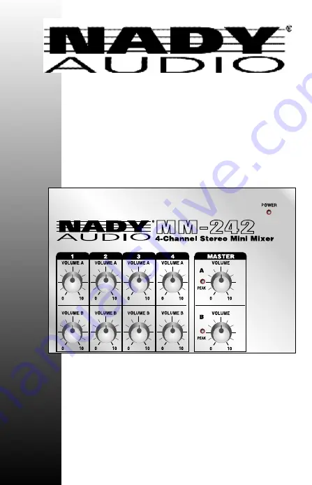 Nady Audio MM-242 Скачать руководство пользователя страница 1