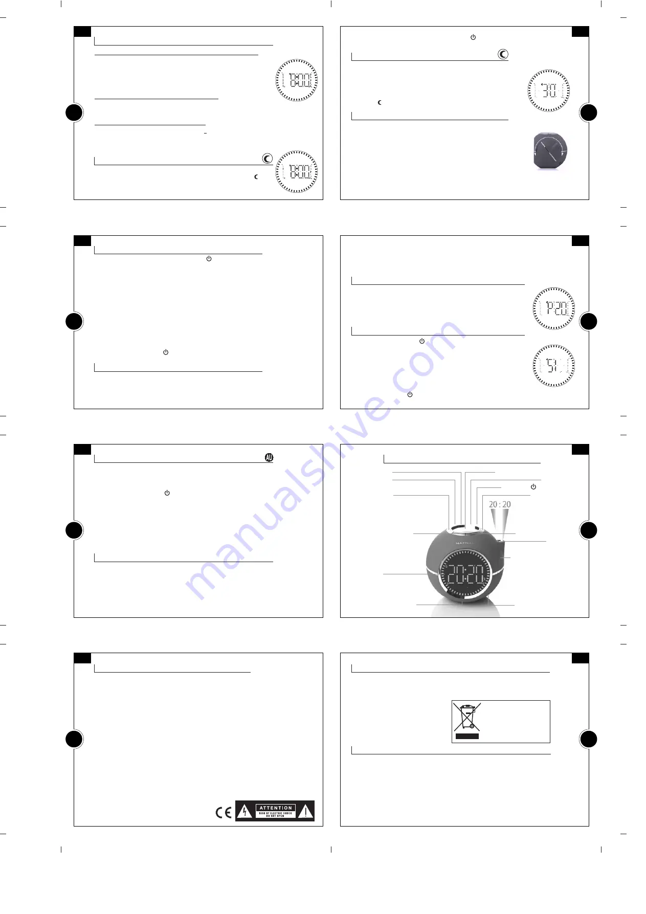 NAF NAF Electronique CLOCKINE User Manual Download Page 4