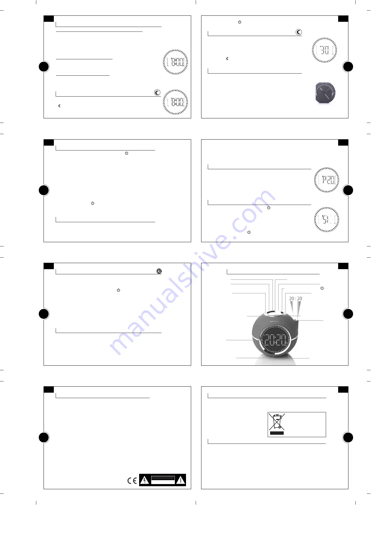 NAF NAF Electronique CLOCKINE User Manual Download Page 12