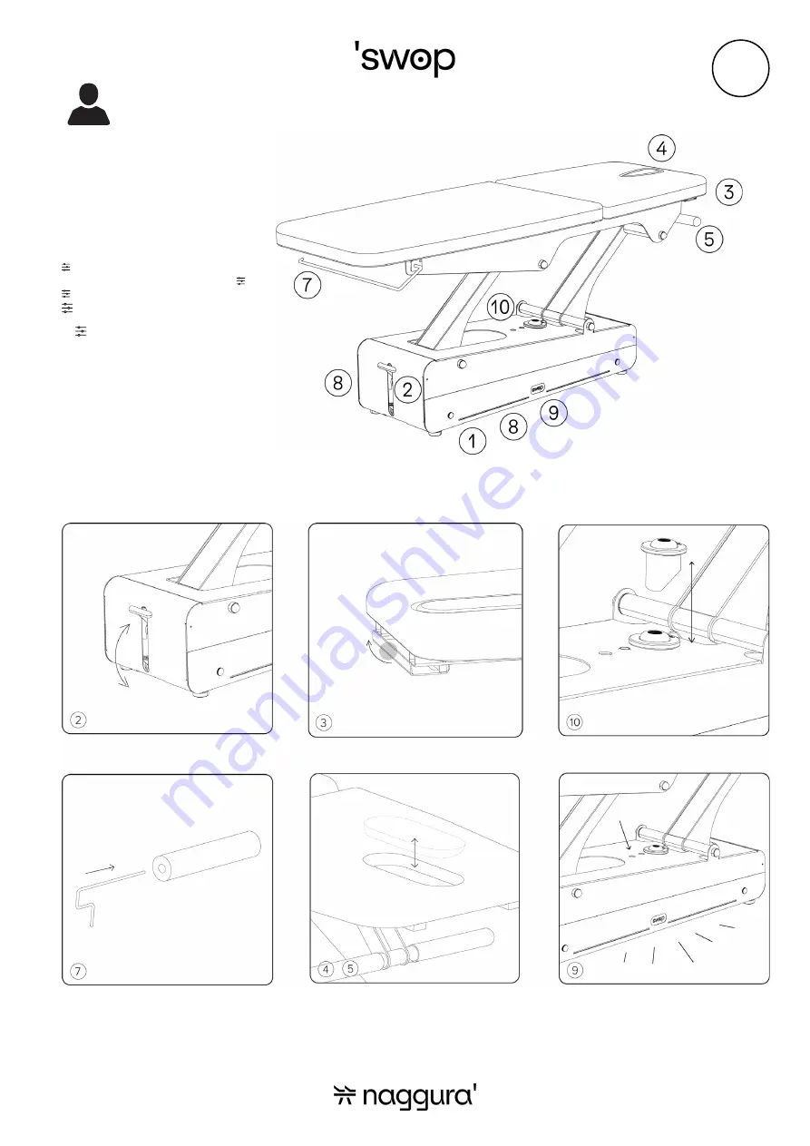 Naggura SWOP S301 Instruction Manual Download Page 10