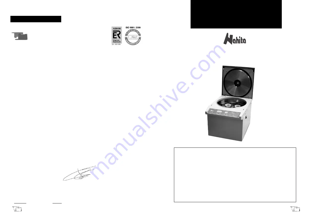 Nahita 2705/1 Series Manual Download Page 1