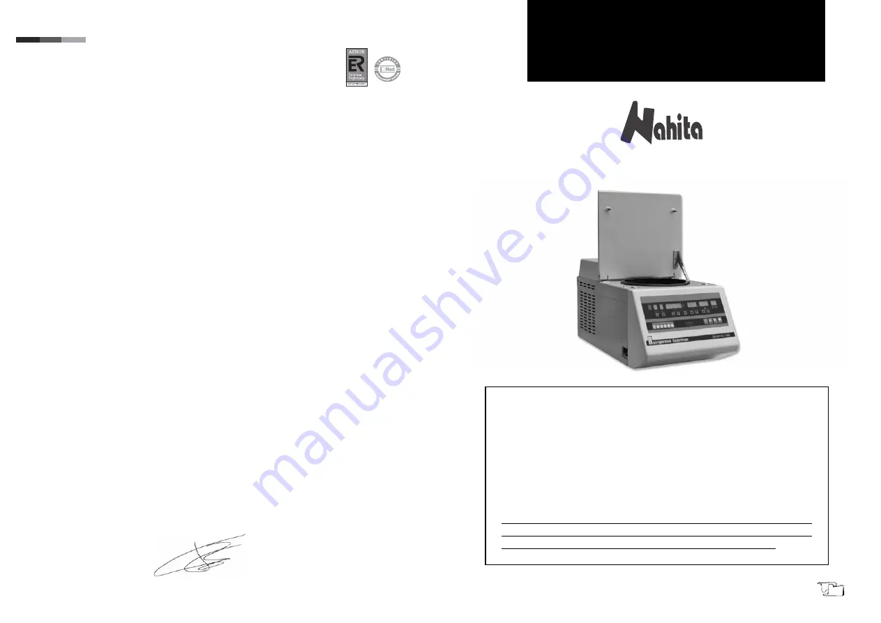 Nahita 2818 Manual Download Page 1