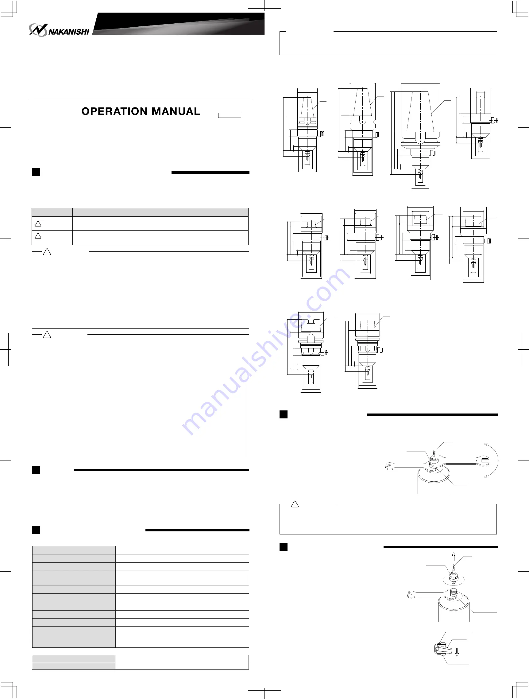 Nakanishi HTS1501 Operation Manual Download Page 1