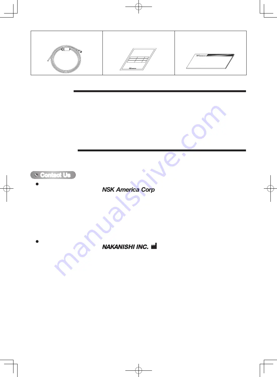 Nakanishi NR33-6000ATC-ESD Скачать руководство пользователя страница 3