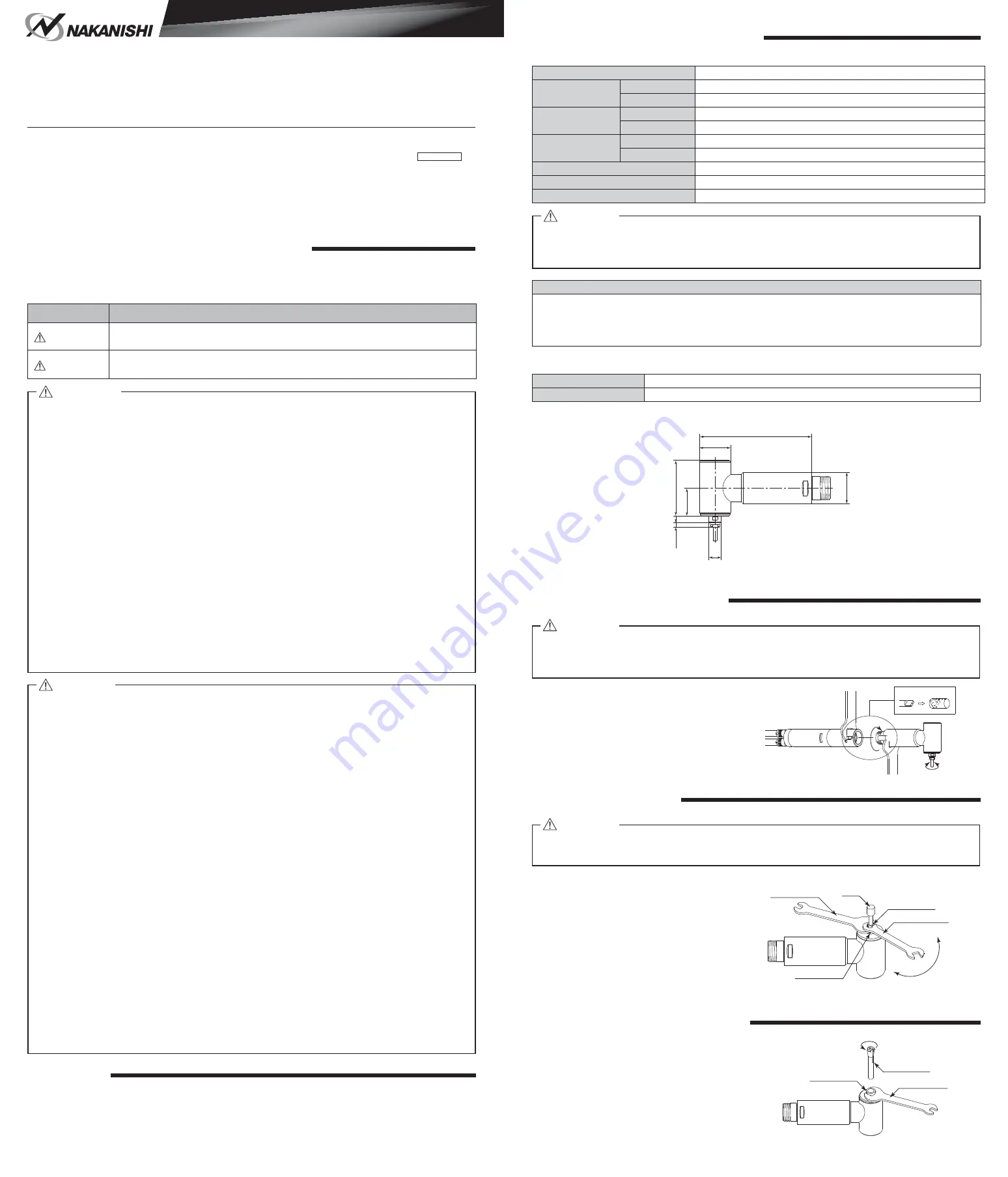 Nakanishi RA-100 Operation Manual Download Page 1