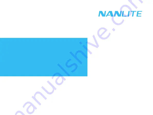 NANLITE Forza 500 II User Manual Download Page 1