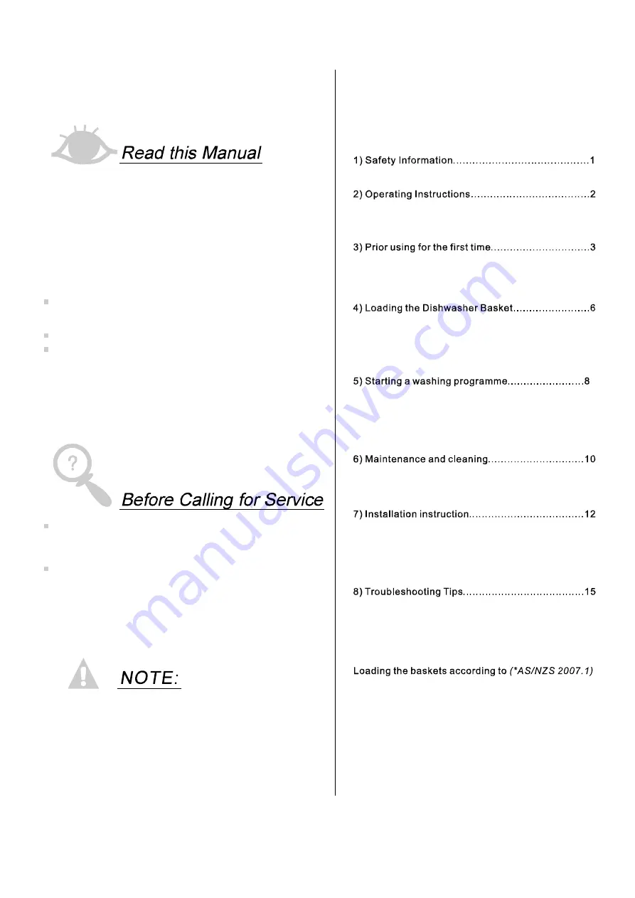 nanoosi WQP12-J7205E Instruction Manual Download Page 3