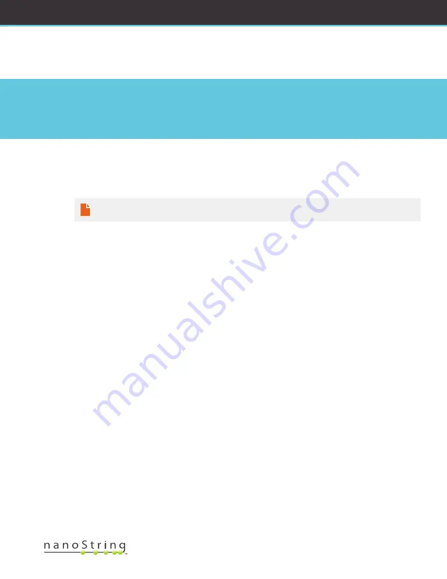 NanoString Technologies nCounter User Manual Download Page 13