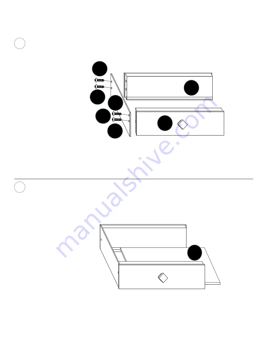 Naomi Kids Doll Bunk Bed with Trundle Assembly Instructions Manual Download Page 4