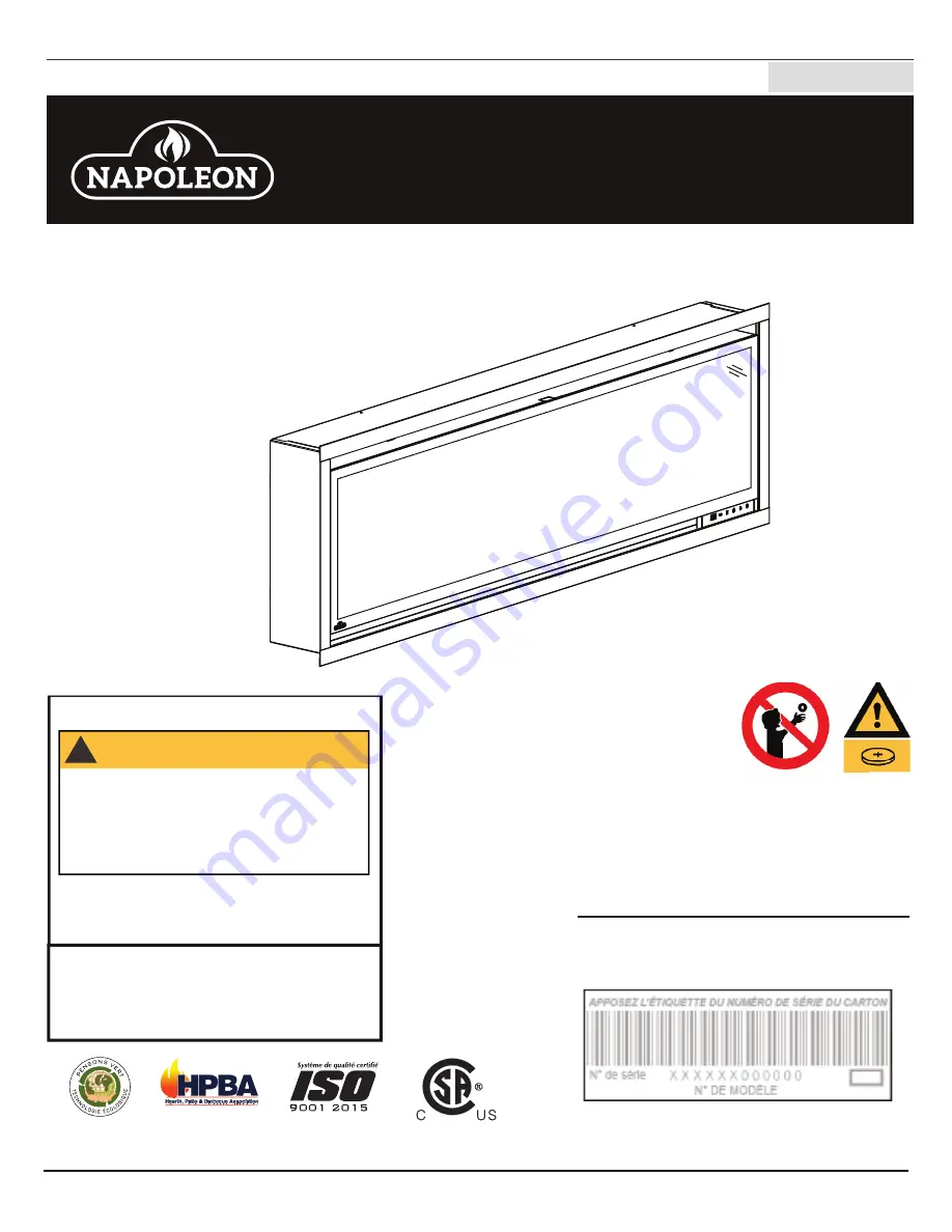 Napoleon ALLURAVISION Series Installation And Operation Manual Download Page 35