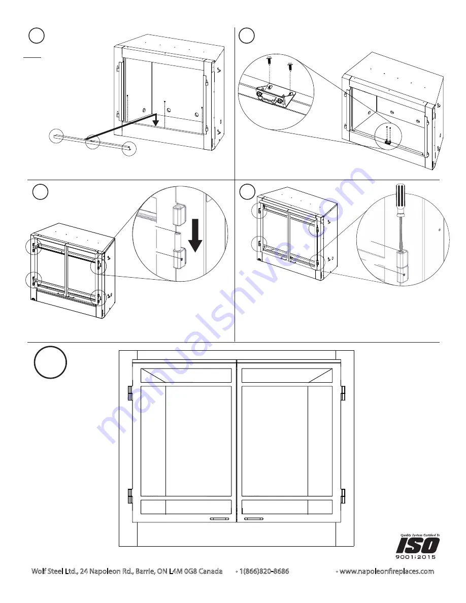 Napoleon GSS36TD Installation Instructions Download Page 2