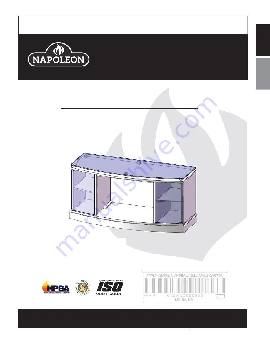 Napoleon NEFE27-3116B Installation And Operating Instructions Manual Download Page 1