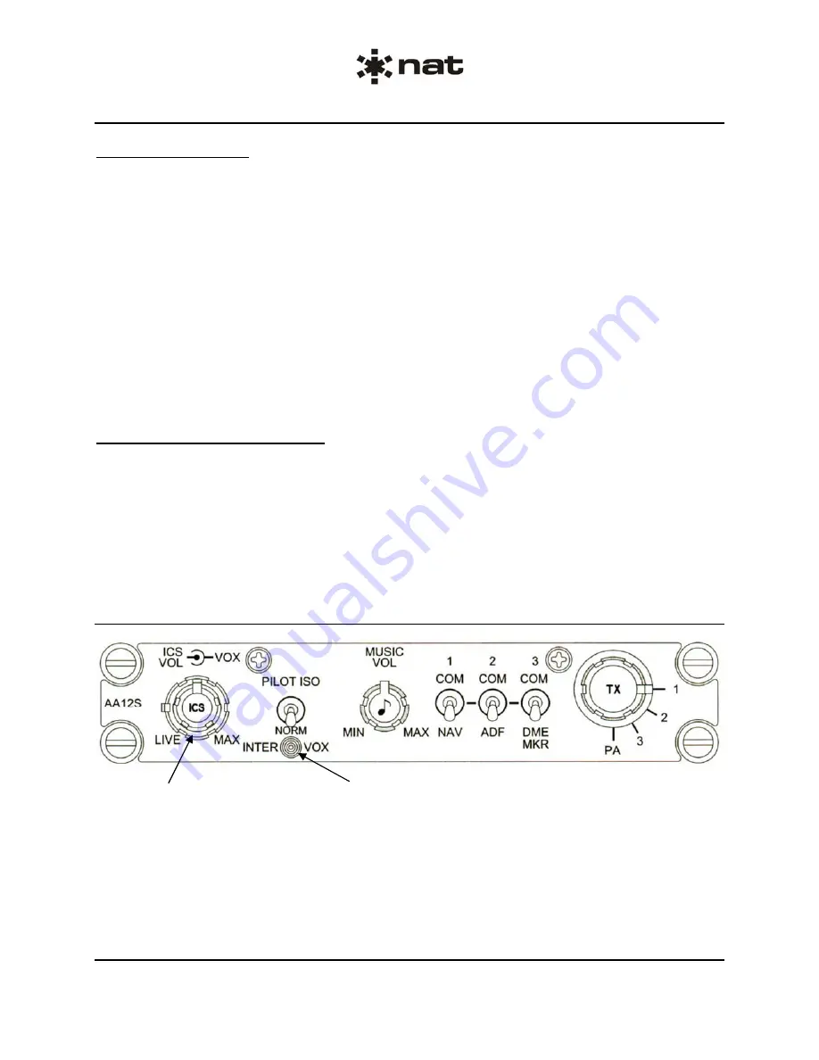 Nat SM69 Installation And Operation Manual Download Page 21