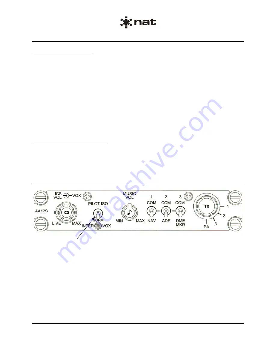 Nat SM69 Installation And Operation Manual Download Page 22