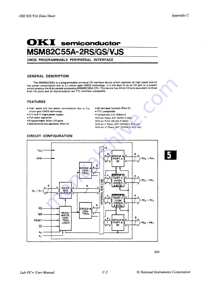 National Instruments Lab-PC+ User Manual Download Page 101