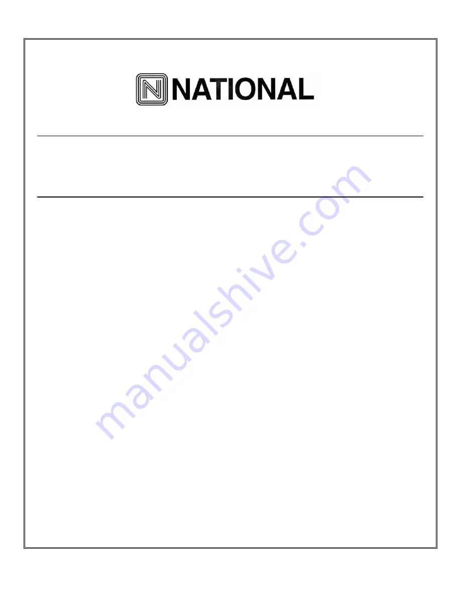 National 130 Instructions Manual Download Page 1