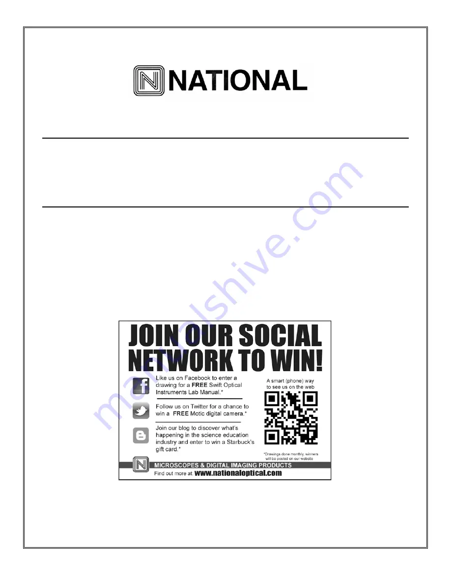 National 425 Series Instructions Manual Download Page 1