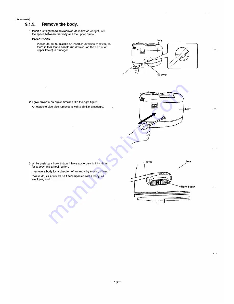 National SR-IHSF18N Service Manual Download Page 16