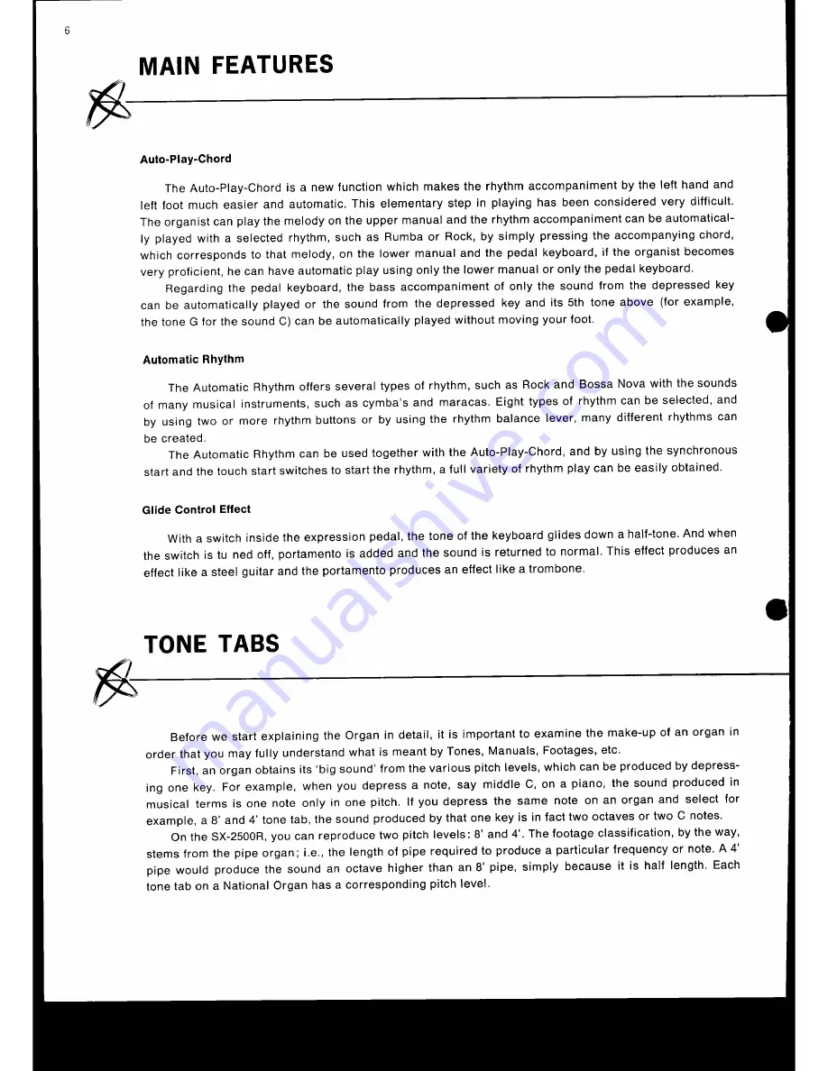 National SX-2500R Operating Instructions Manual Download Page 8