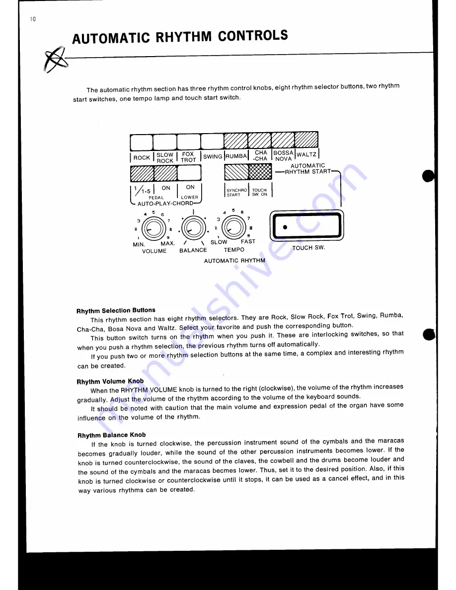 National SX-2500R Operating Instructions Manual Download Page 12