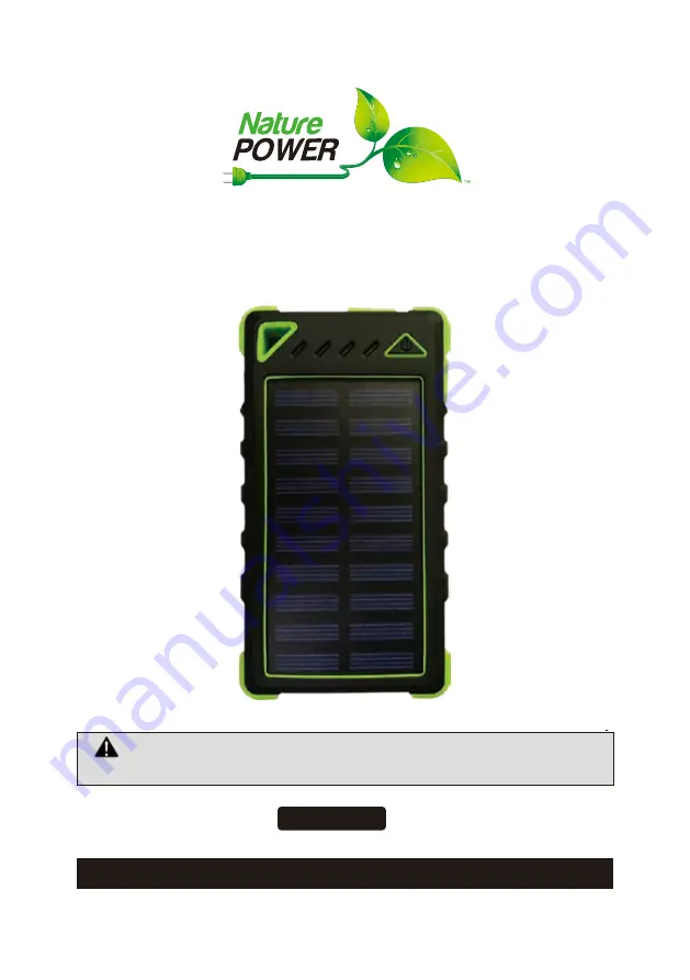 Nature Power 80082 Скачать руководство пользователя страница 1