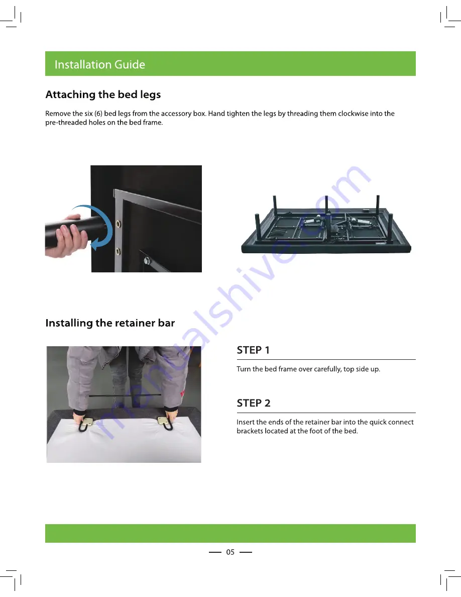 Nature's Sleep GHOSTBED POWER ADJUSTABLE BASE Owner'S Manual Download Page 7