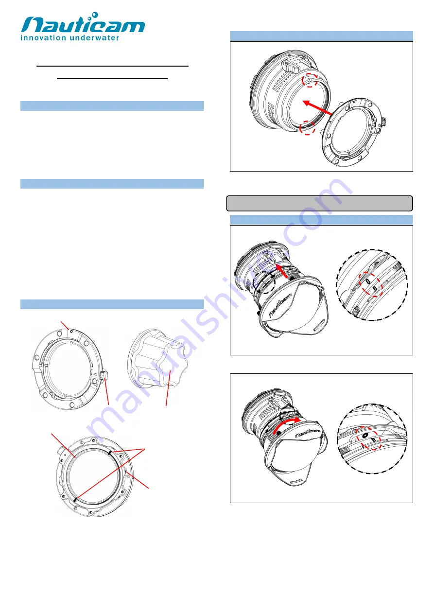 Nauticam M67 Instruction Manual Download Page 1