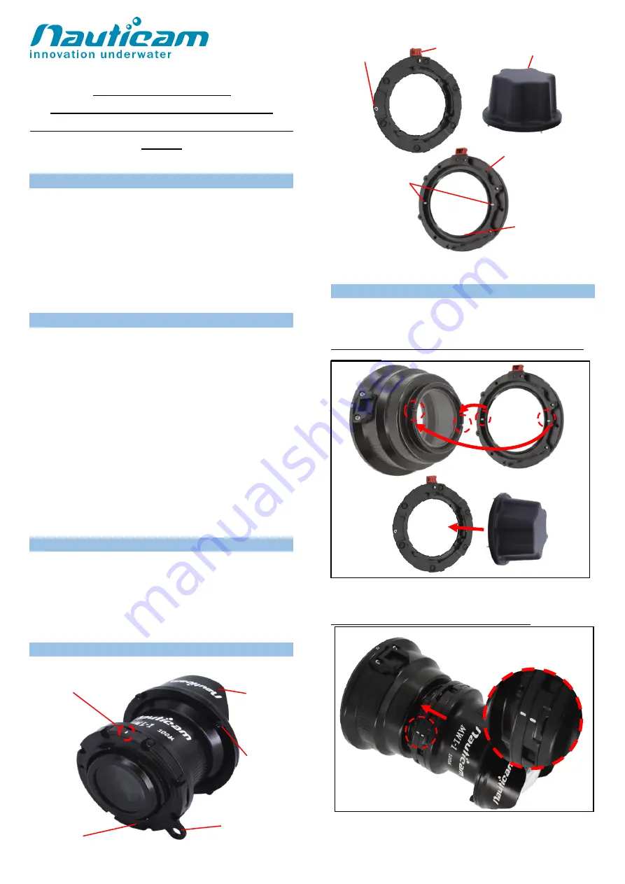 Nauticam MWL-1 Instruction Manual Download Page 1