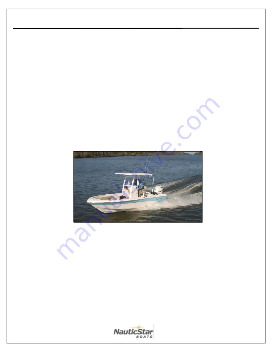 Nauticstar Hybrid 191 Owner'S Manual Download Page 7