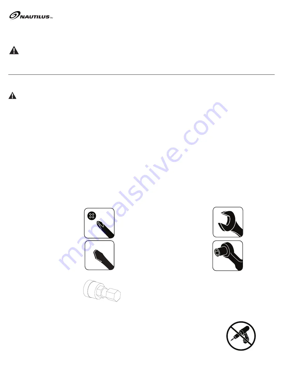 Nautilus Bowflex C6 Service Manual Download Page 41