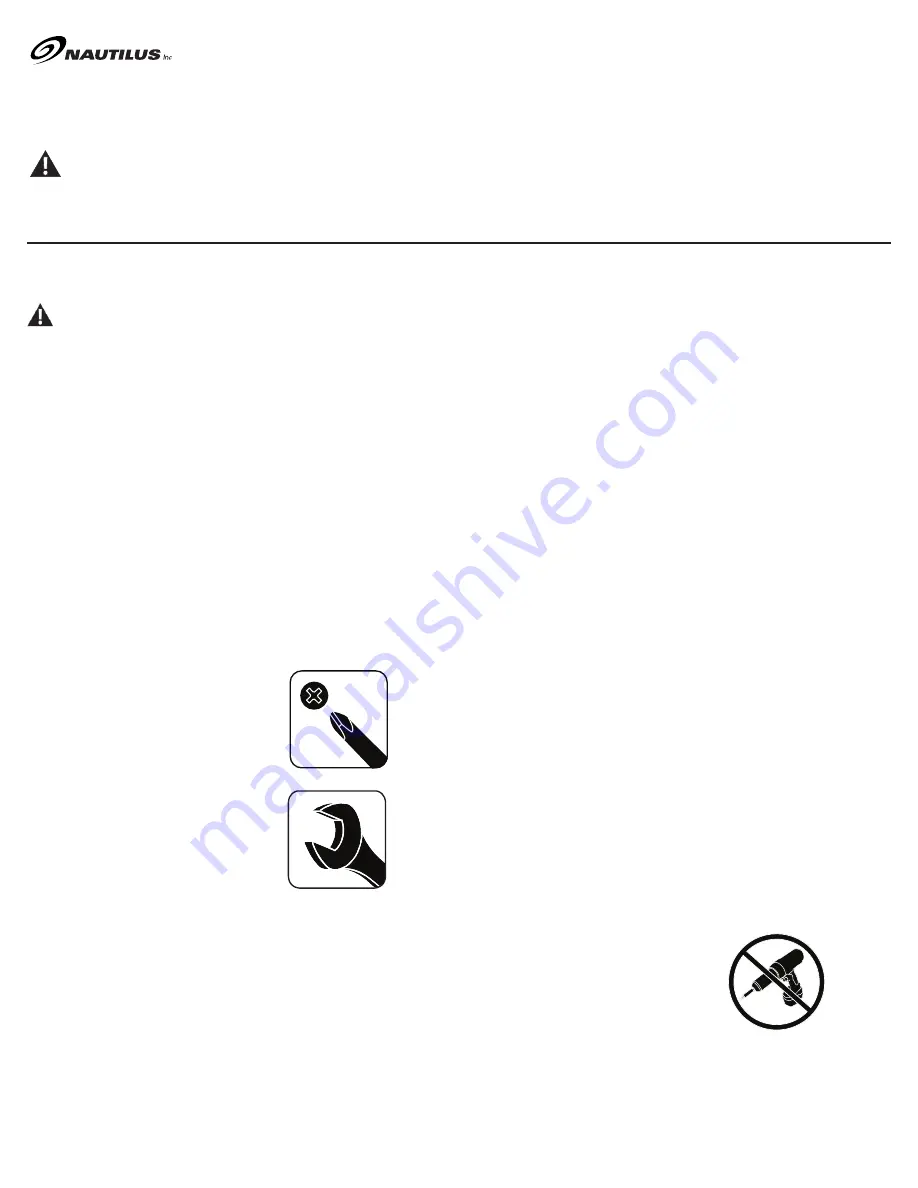 Nautilus Bowflex C6 Service Manual Download Page 76