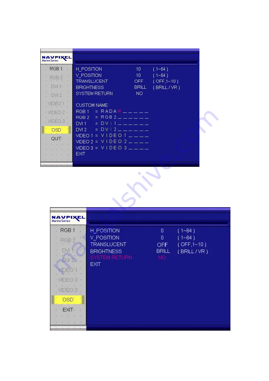 Navpixel NDP1555-15 User Manual Download Page 48