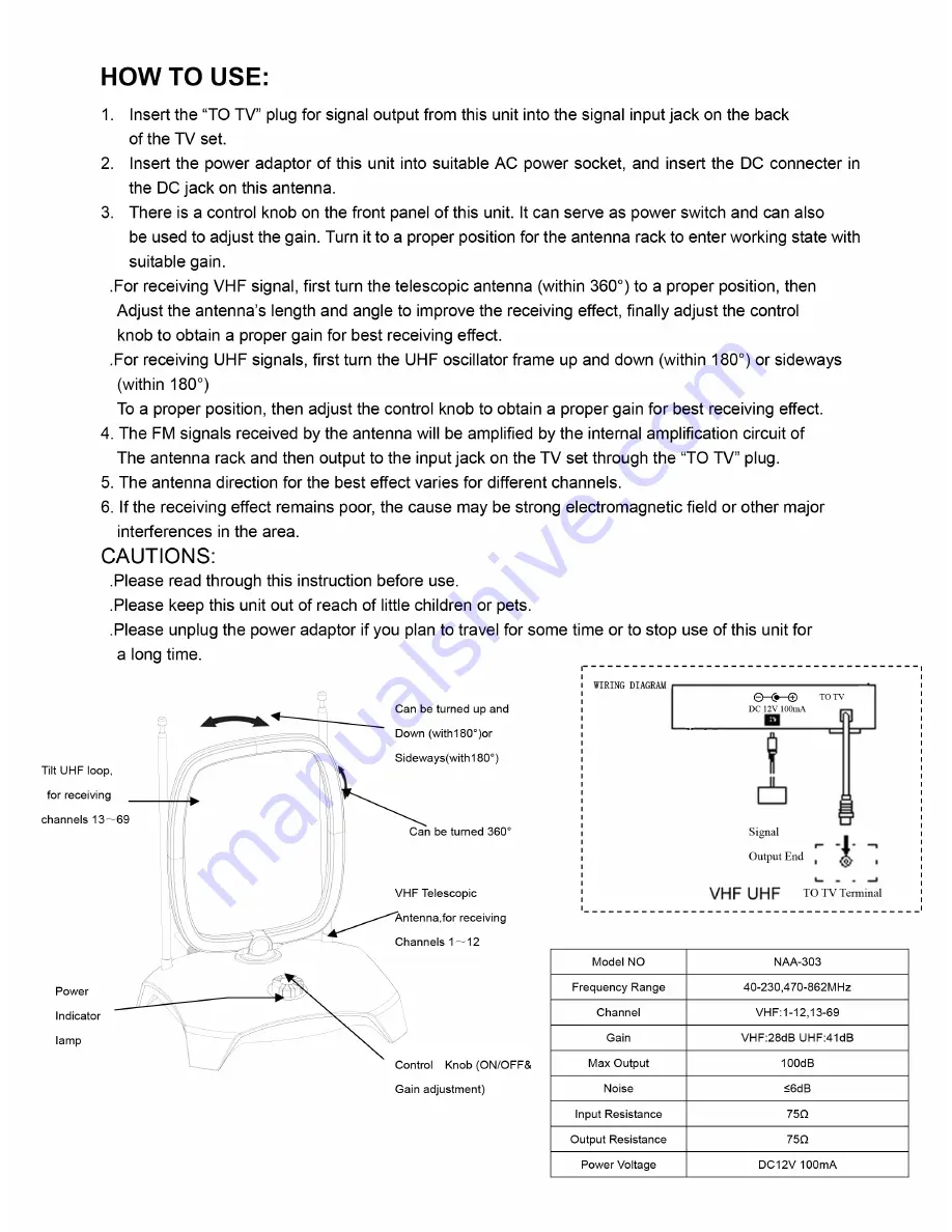 Naxa NAA-303 Скачать руководство пользователя страница 2