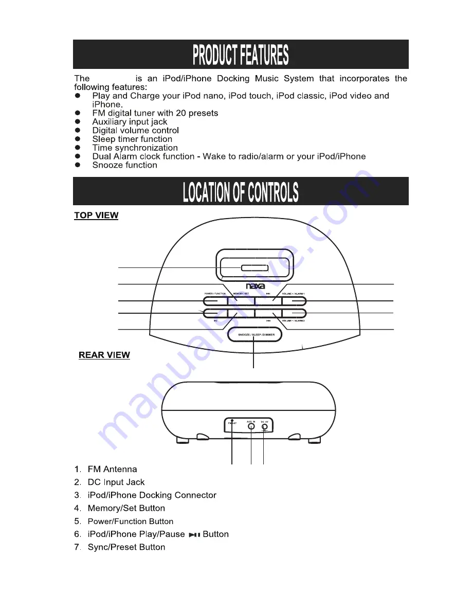 Naxa NI-3107 Owner'S Manual Download Page 4