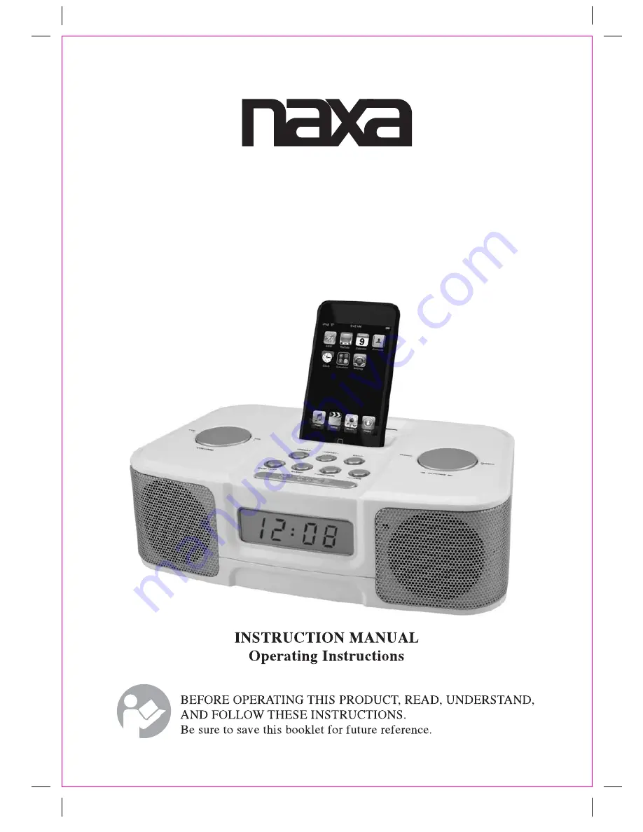 Naxa NX-3103 Instruction Manual Download Page 1