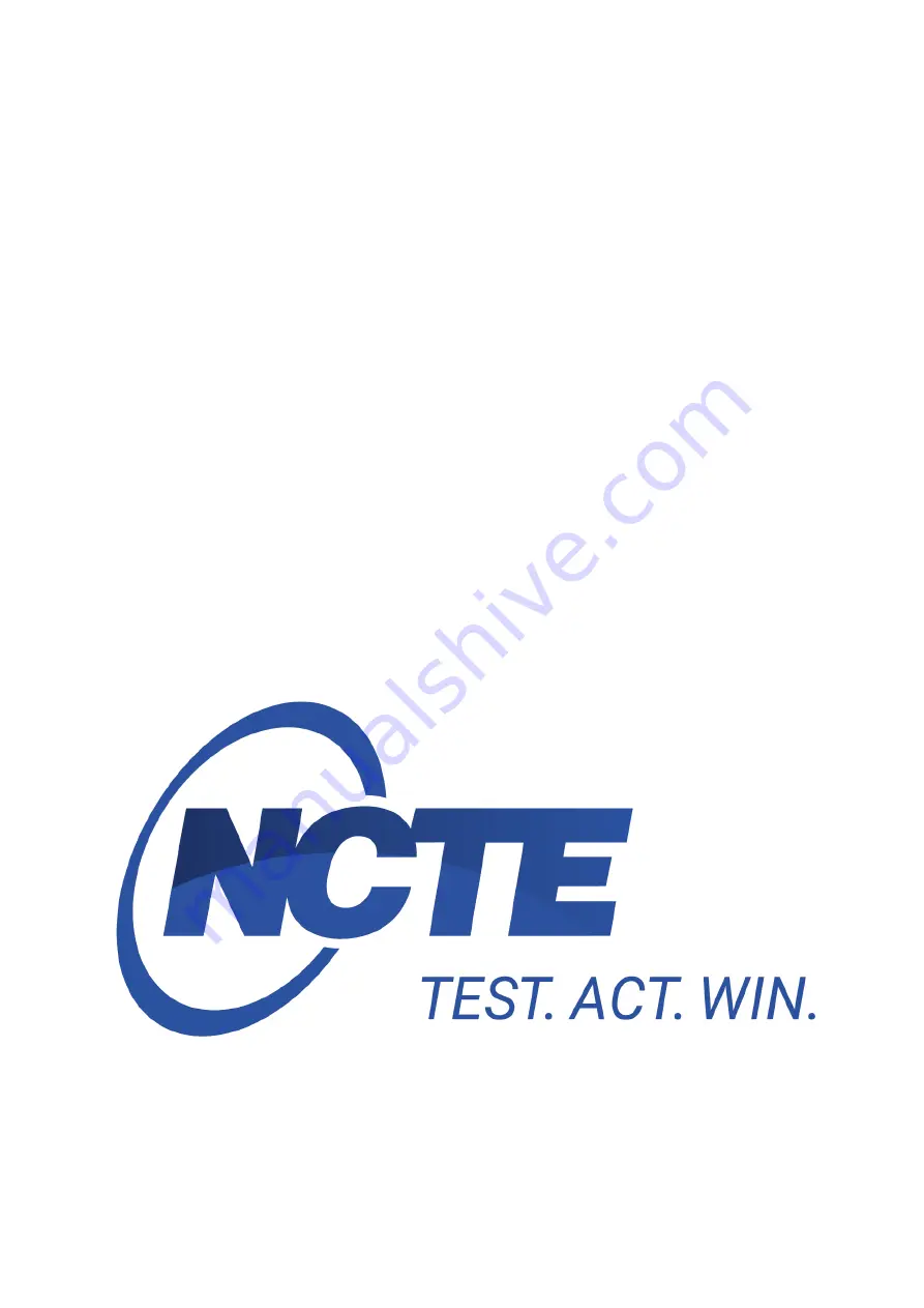 NCTE 4000 Series Instruction Manual And Data Sheet Download Page 16