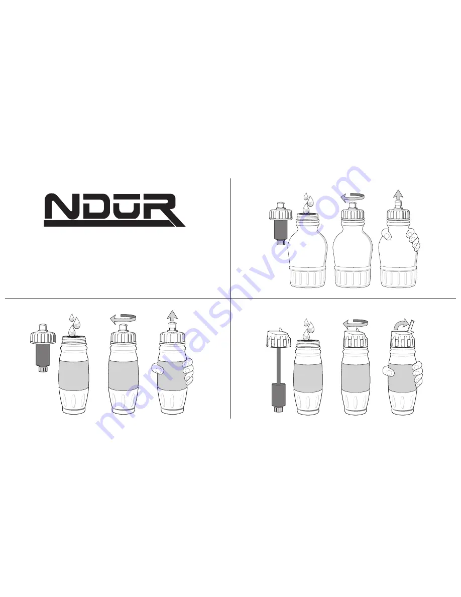 ND?R Pull Top Bottle Series Owner'S Manual Download Page 1