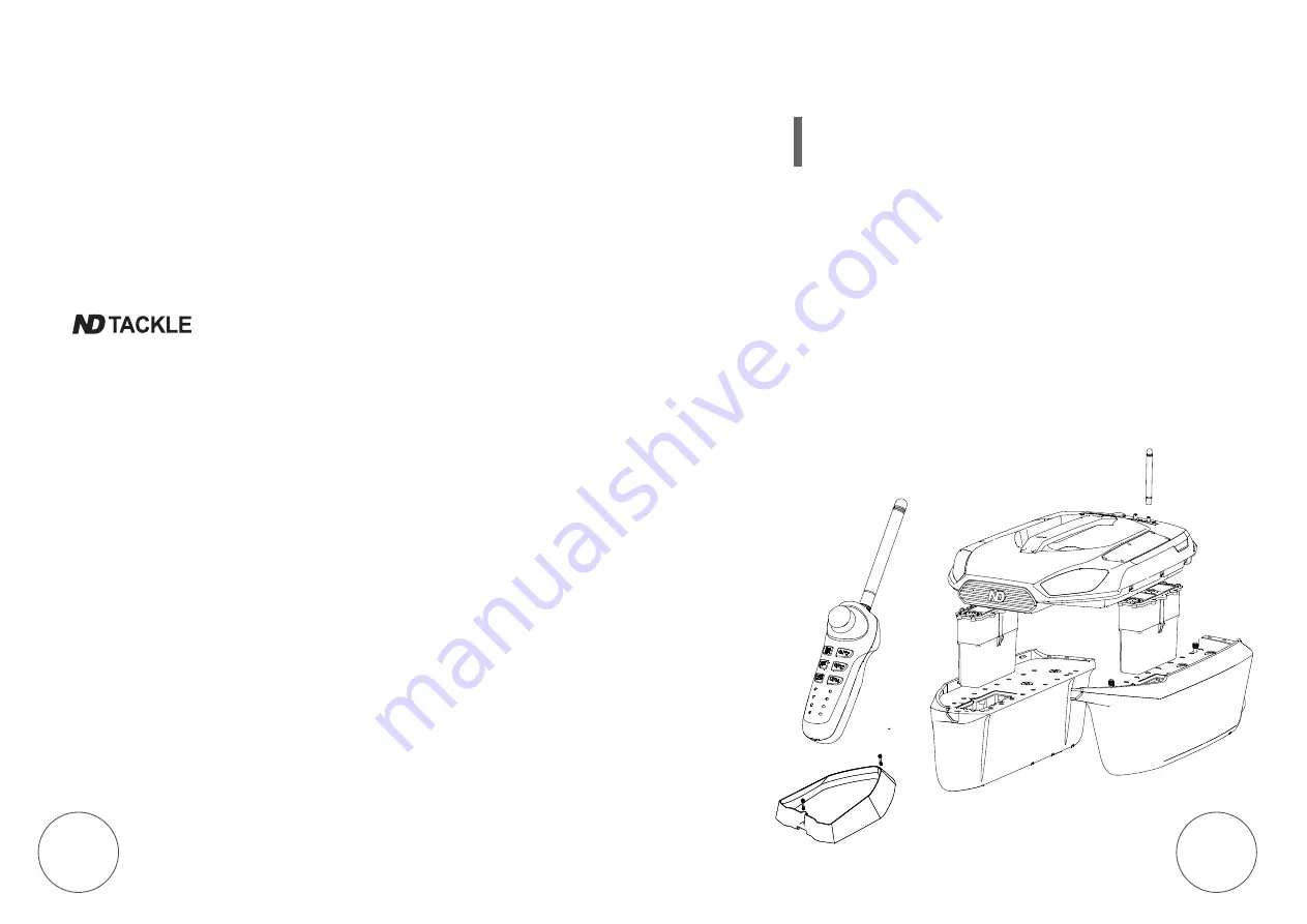 ND tackle Bait Boat Скачать руководство пользователя страница 3