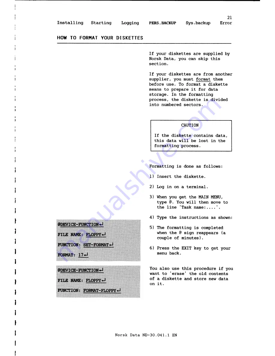 ND ND-100 SATELLITE Operator'S Manual Download Page 26