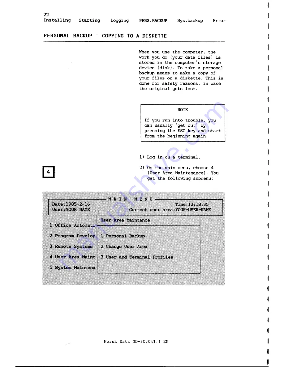 ND ND-100 SATELLITE Operator'S Manual Download Page 27