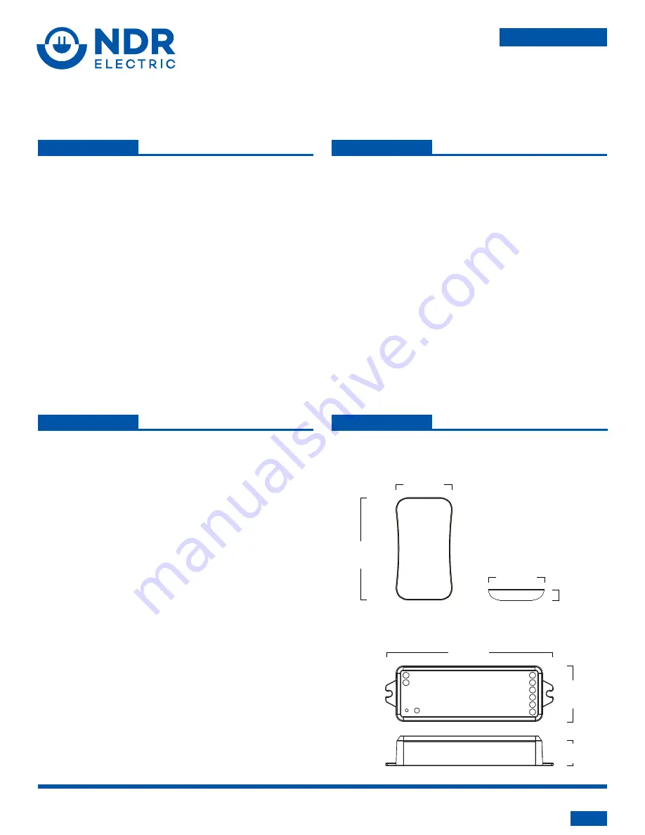 NDR TL-RGB-CTLR User Manual Download Page 1