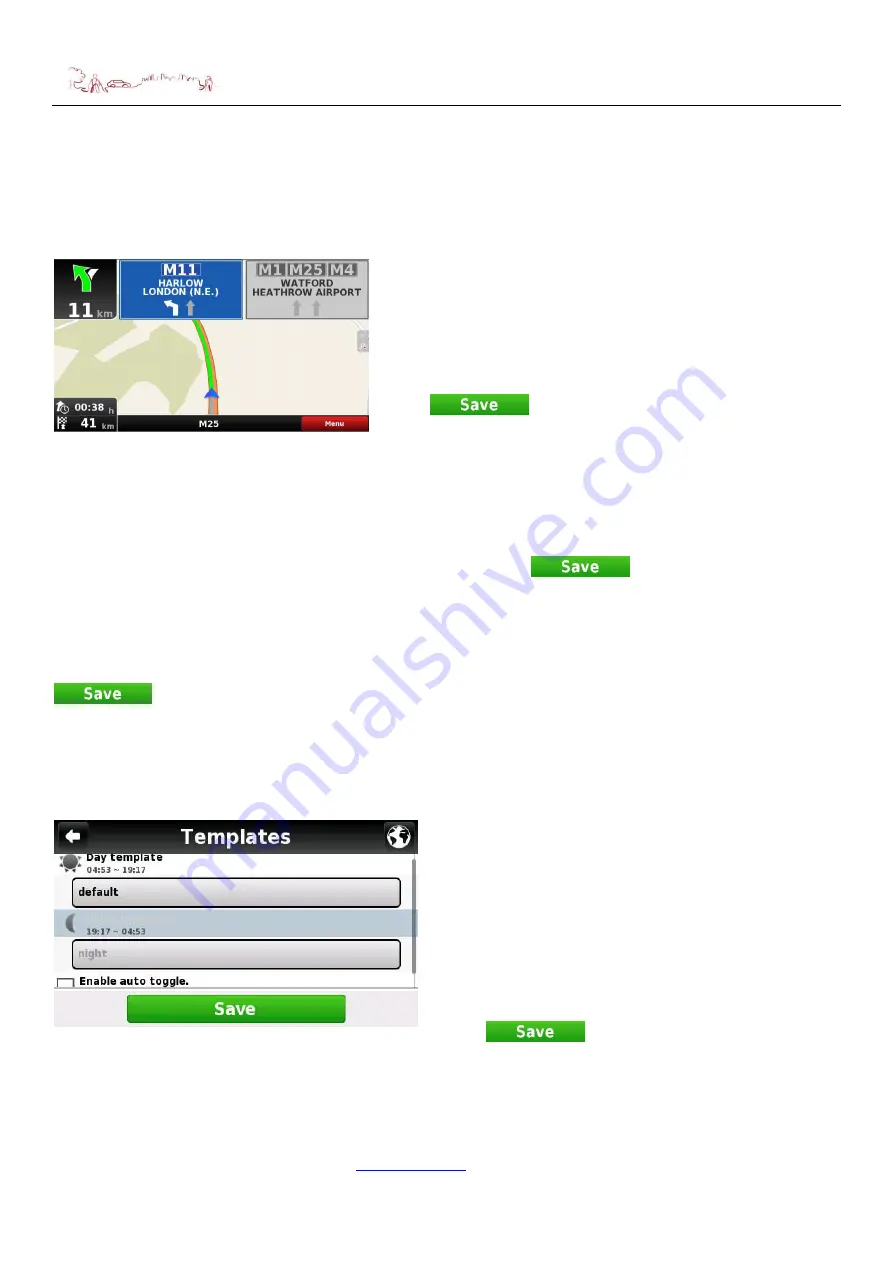 NDrive Binatone U435 User Manual Download Page 30